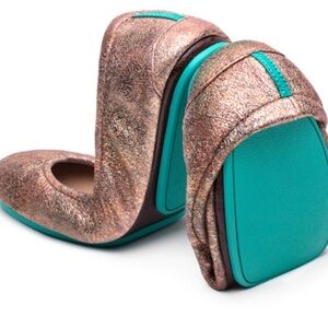 TIEKS LoveStruck leather ballet flats size 8